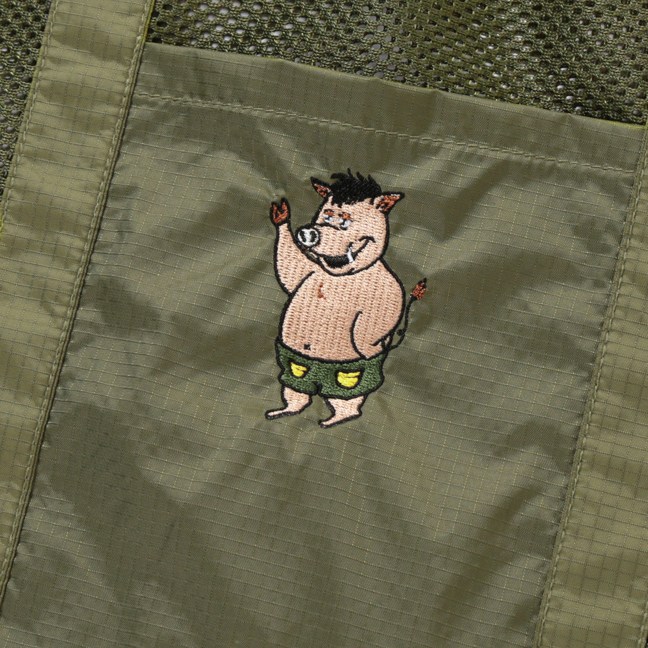 イノホイオリジナル メッシュ トートバッグ(ひなた)